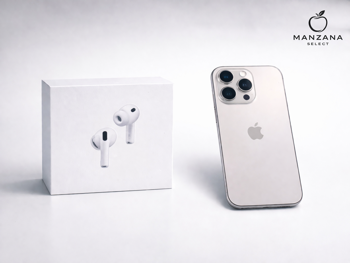 AirPods Pro 3 (2025 3ª gen), Inalámbricos, Cancelación de ruido, Medición frecuencia cardíaca, Live Translation, Chip H2, USB-C, Blanco